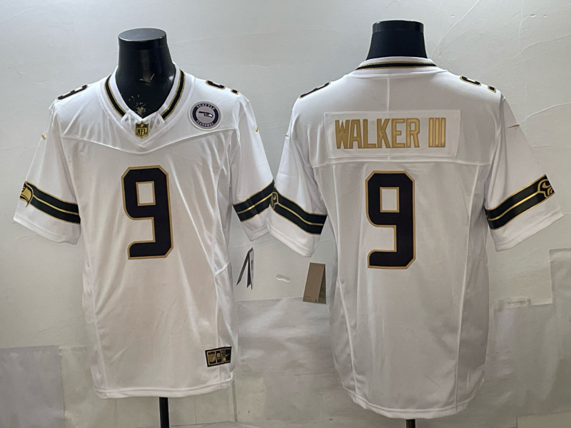 Men Seattle Seahawks #9 Walker iii white Nike Limited 2026 NFL Jersey 003002->seattle seahawks->NFL Jersey